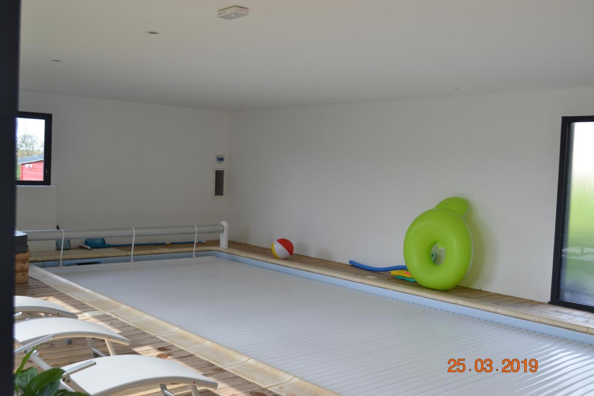 Piscine Interieure Privee Chauffee Toute L Annee Et Spa St Martin Saint-Martin-l'Hortier Esterno foto